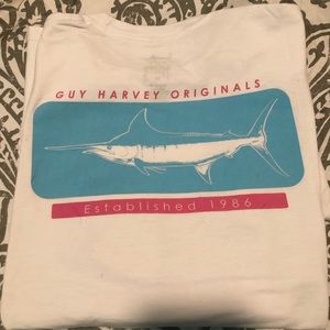 White Guy Harvey Shirt